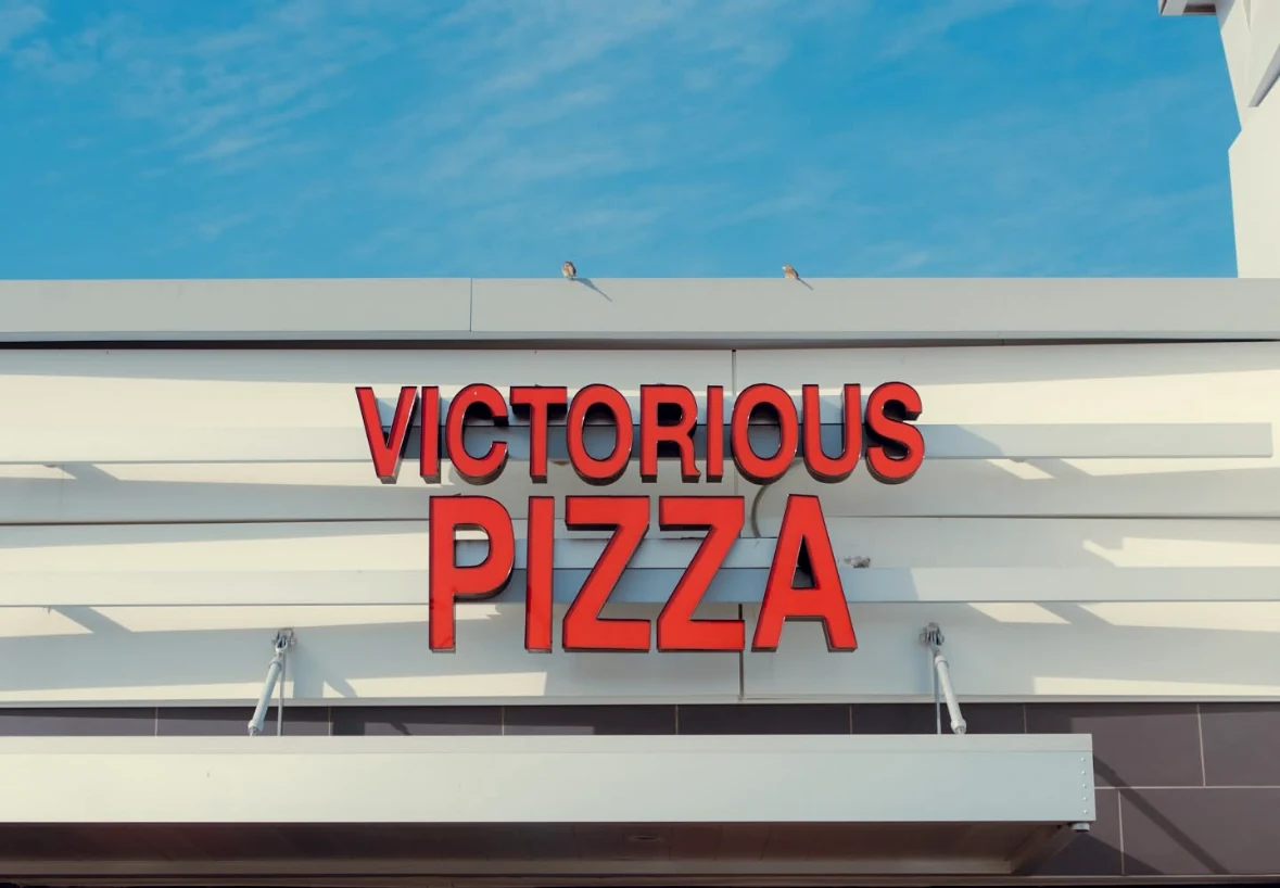 Victorious Pizza storefront at 2690 Route 112 in Medford